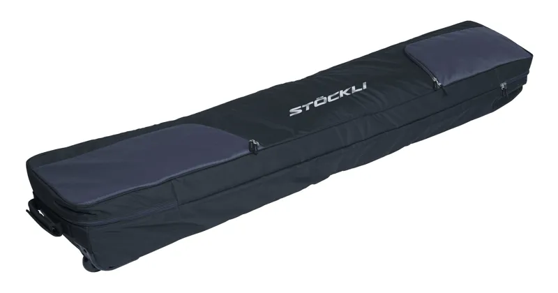 2023 Stockli Black Travel Line Roller 175 Ski Bag